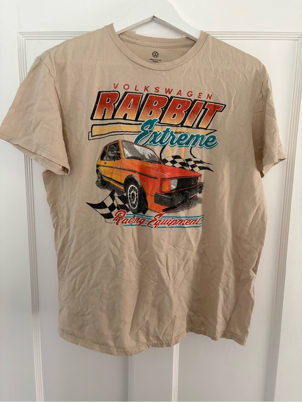 Volkswagen Rabbit Extreme Graphic Tee - Beige